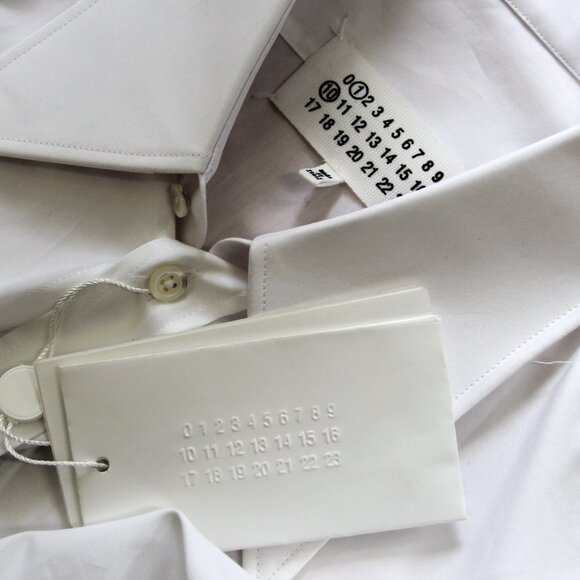 BNWT AW24 MAISON MARGIELA POINTED COLLAR SHIRT 42 - Picture 10 of 15